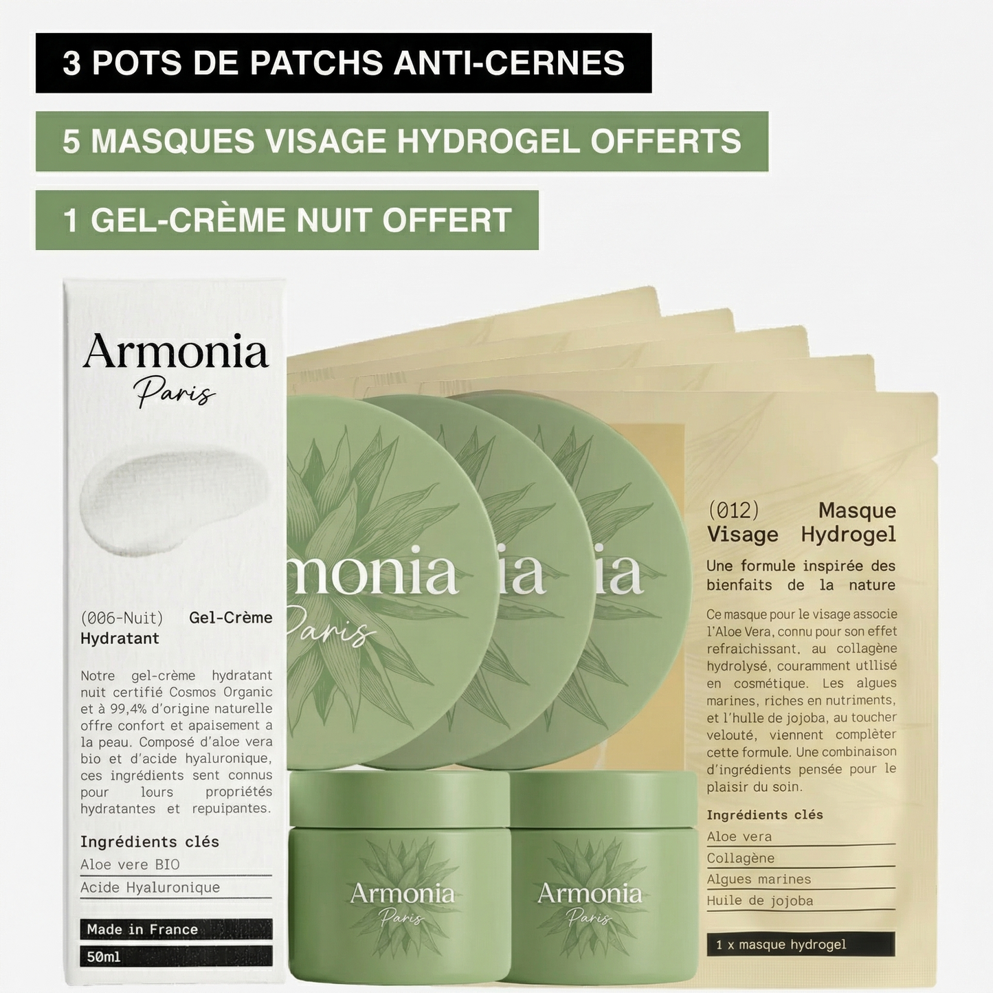 PATCHS HYDROGEL ANTI-CERNES